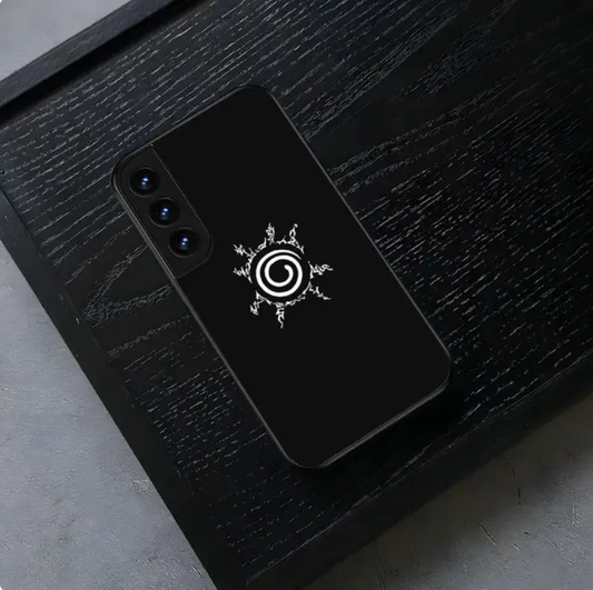 Coque de téléphone Naruto Logo Sceau Samsung Galaxy S en silicone