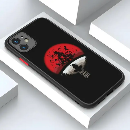 Coque Naruto Logo Itachi en silicone|TPU pour iPhone