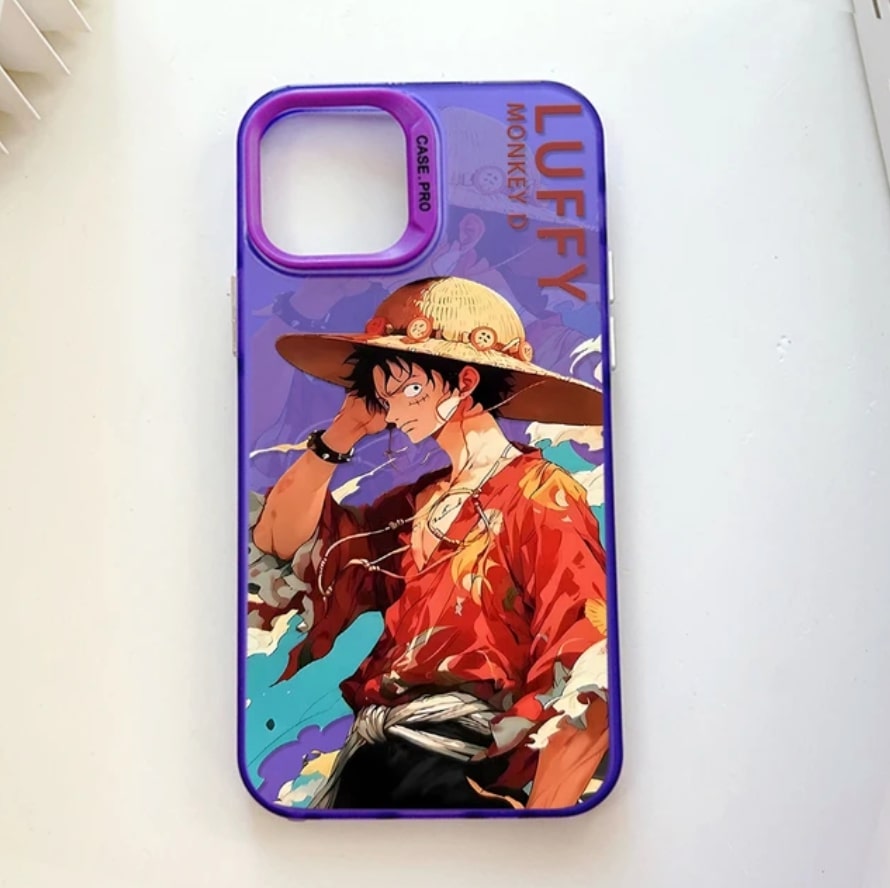 Coque One Piece Monkey D. Luffy en TPU pour iPhone