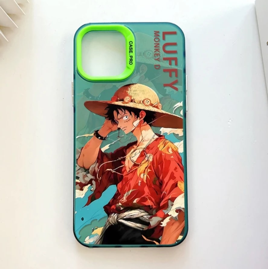 Coque One Piece Monkey D. Luffy en TPU pour iPhone