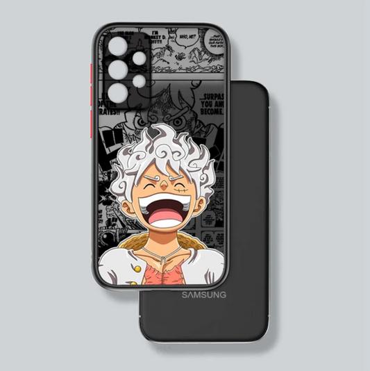 Coque de téléphone One Piece Monkey D. Luffy Gear 5 Samsung Galaxy S en silicone