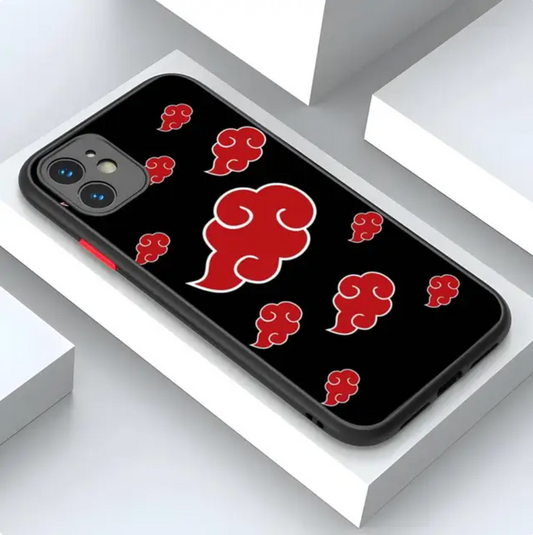 Coque de téléphone Naruto Logo Akatsuki iPhone en silicone