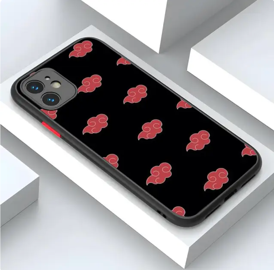 Coque de téléphone Naruto Logo Akatsuki iPhone en silicone