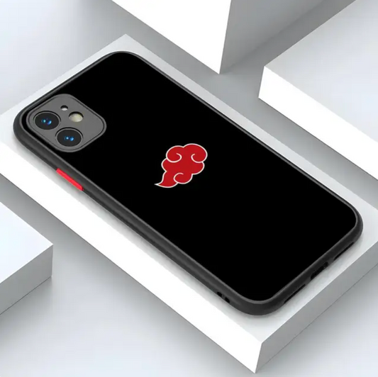 Coque de téléphone Naruto Logo Akatsuki iPhone en silicone