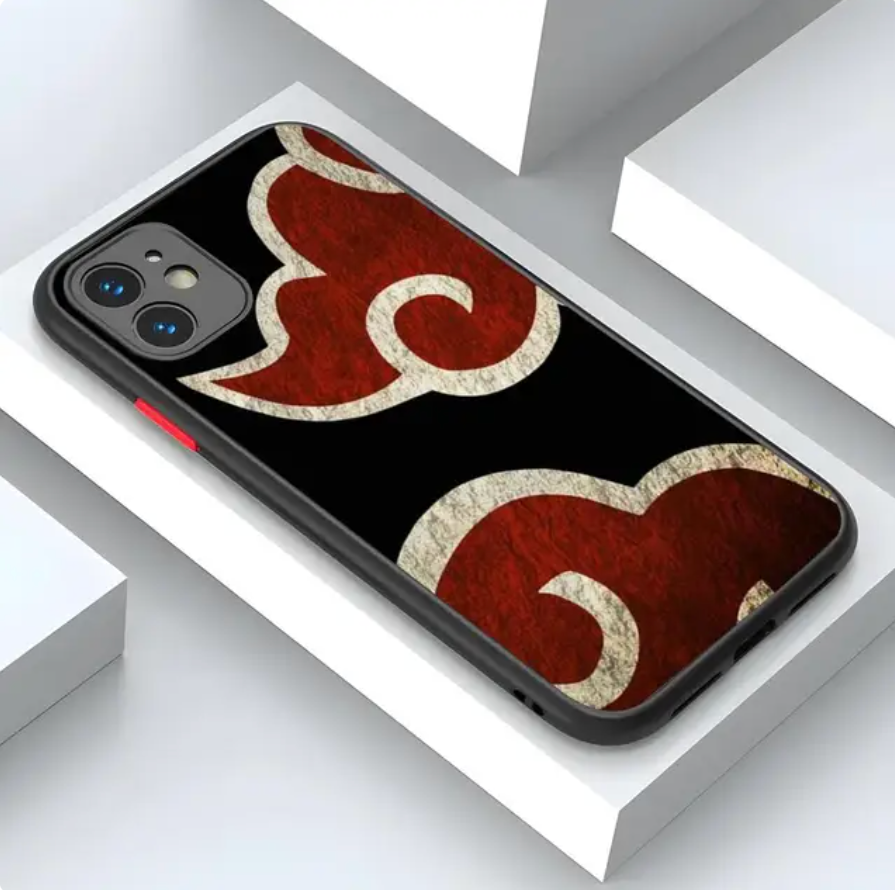 Coque de téléphone Naruto Logo Akatsuki iPhone en silicone