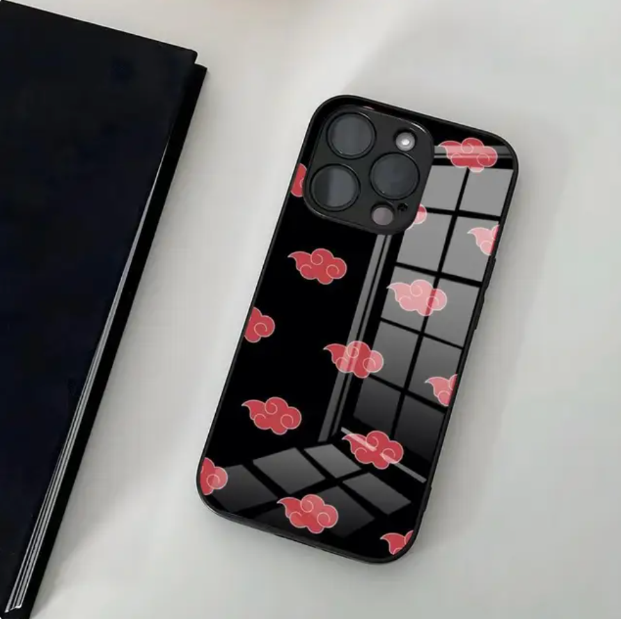 Coque Naruto Logo Akatsuki en silicone|TPU pour iPhone