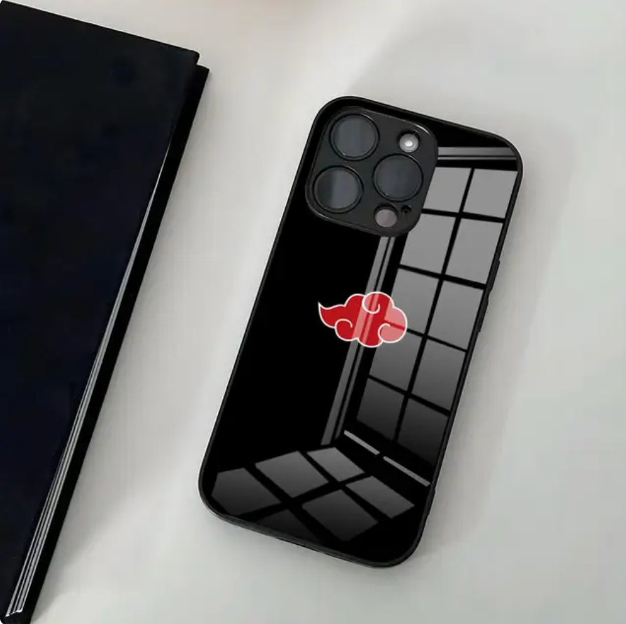 Coque de téléphone Naruto Logo Akatsuki iPhone en TPU