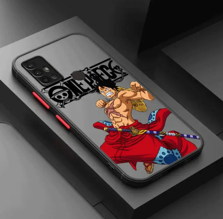 Coque de téléphone One Piece Monkey D. Luffy Wano Samsung A12/13/14/21s/22/23/24/32/33/34/50/51/52/53/54/70/71/72/73 4G/5G