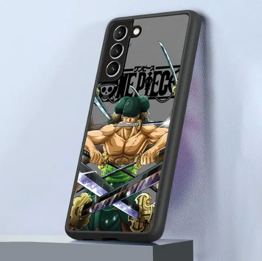 Coque One Piece Roronoa Zoro en silicone pour Samsung Galaxy S