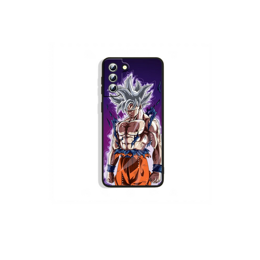 Coque de téléphone Dragon Ball Son Goku Ultra Instinct Samsung Galaxy S en silicone 