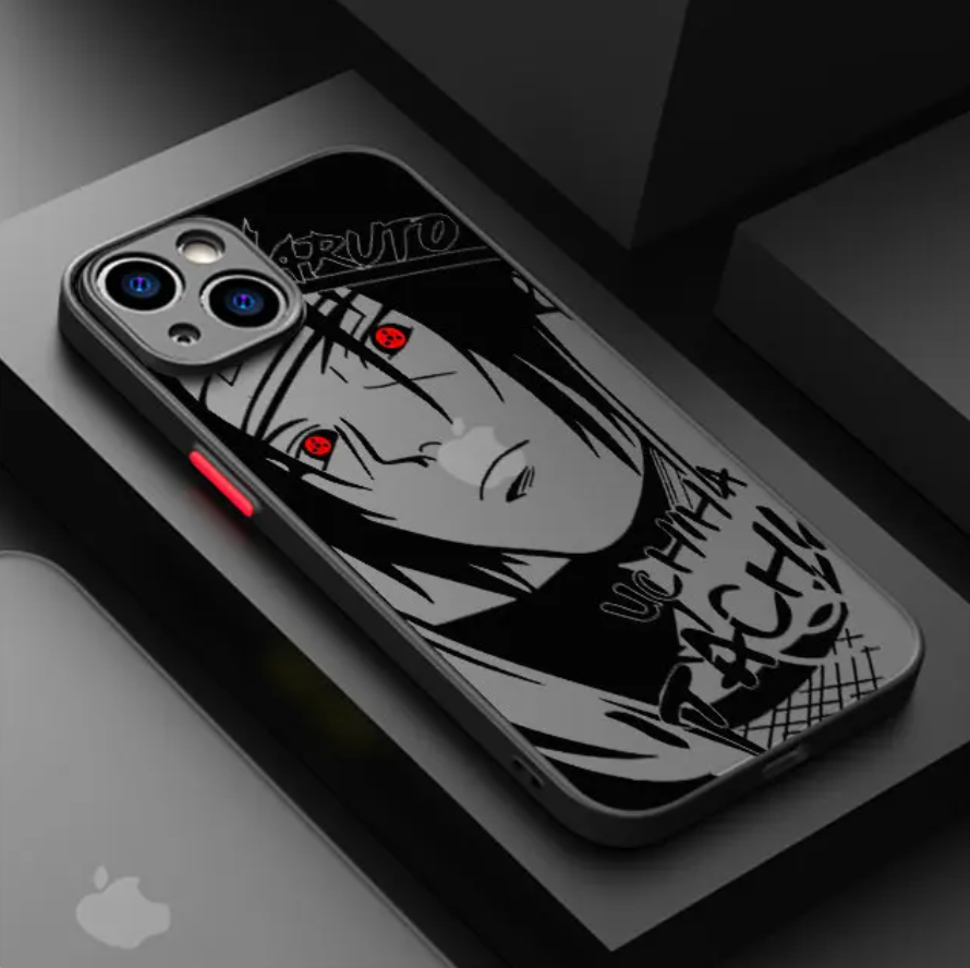 Coque de téléphone Naruto Itachi iPhone en silicone