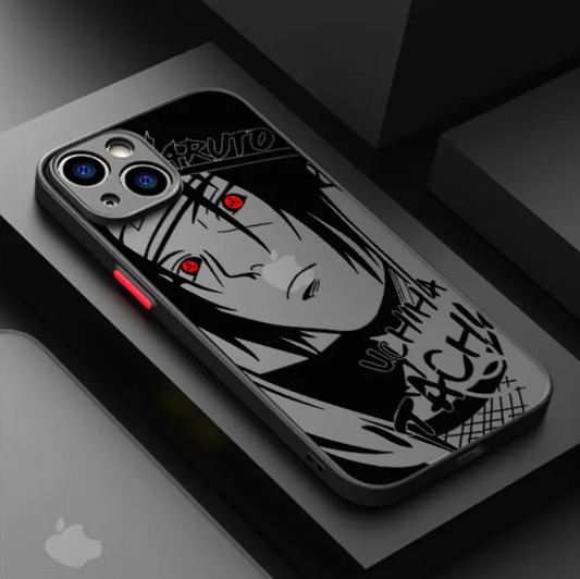 Coque de téléphone Naruto Itachi iPhone en silicone