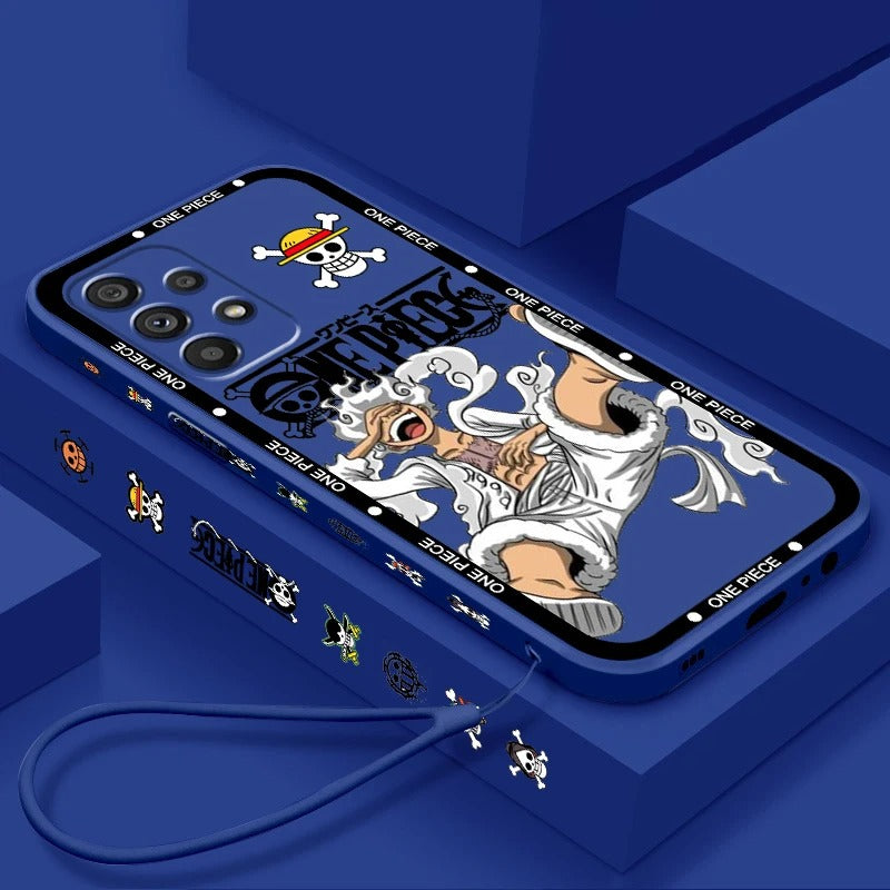 Coque One Piece Monkey D. Luffy Gear 5 en silicone pour Samsung Galaxy A